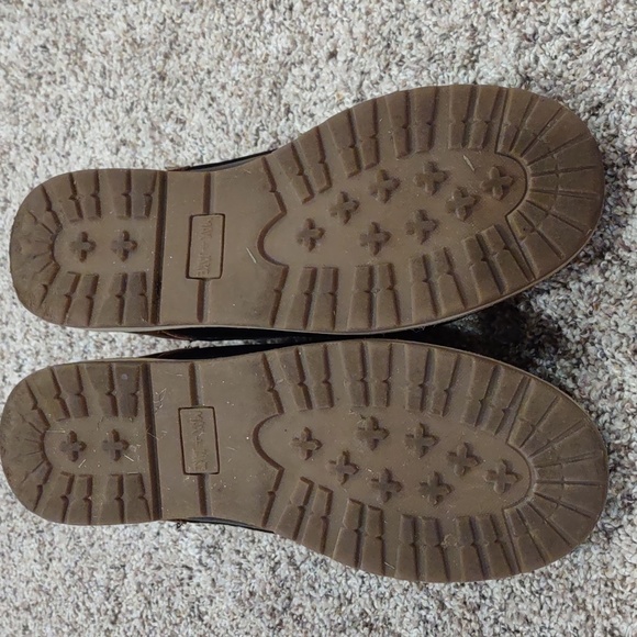 Boots dress casual, Max + Jake, Brayden, black with tan, size 7 - Picture 9 of 14